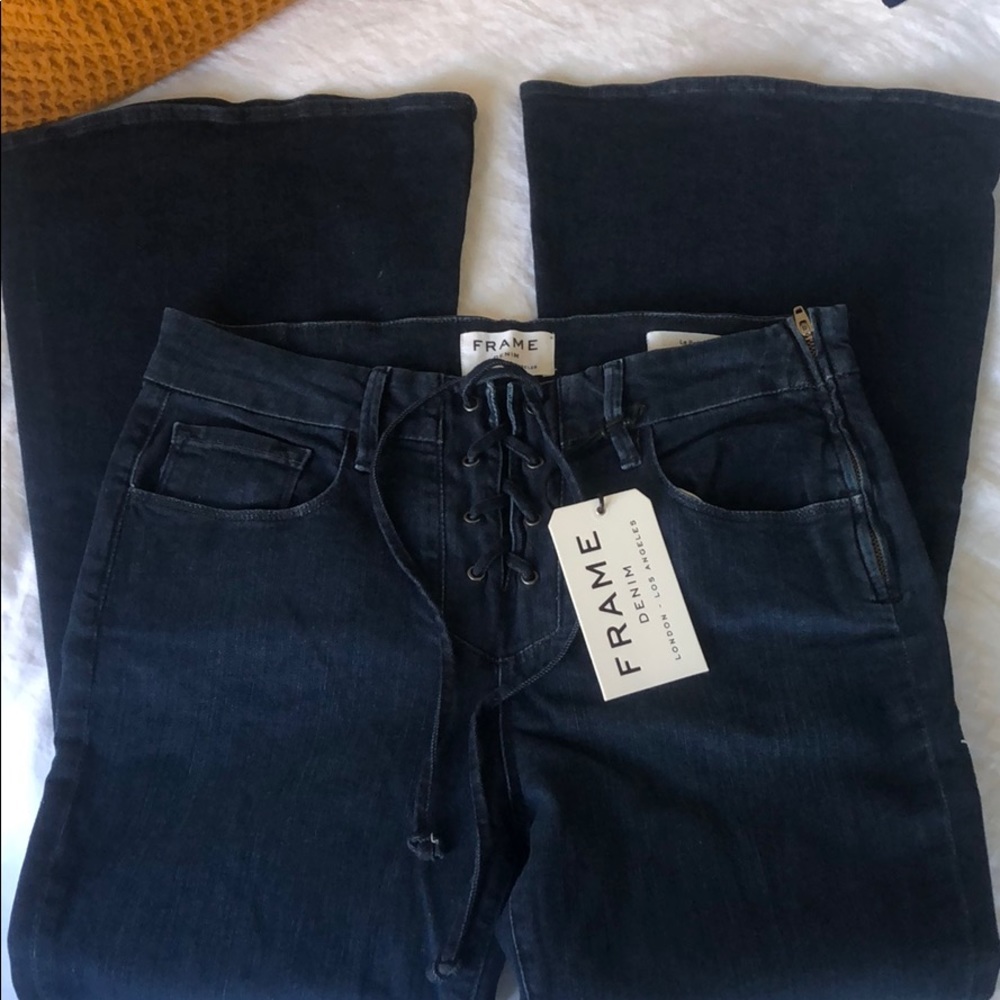 FRAME DENIM Le Bell Hayworth bell bottoms